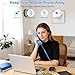 Retro Phone Handset, Retro Telephone Handsets Style Type-C Port, HD Retro Landline Handle Receiver for Home or Office Mobile Video Conferences, HD Calls, Volume Control, Plug and Play