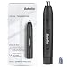 BaByliss Tondeuse Nez et Oreilles BaByliss - Système de coupe circulaire à 2 lames, Fonctionne sur pile, Acier inoxydable, Accessoires amovibles faciles à nettoyer, Noir, E650E