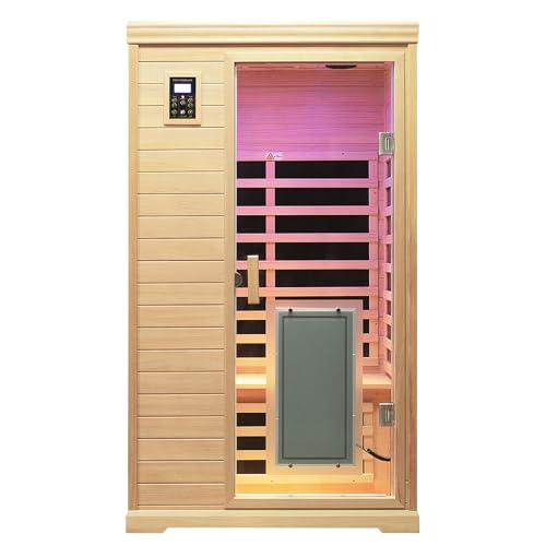 SALUSHEAT Low EMF Indoor Sauna, Infrared Sauna for Home, 2