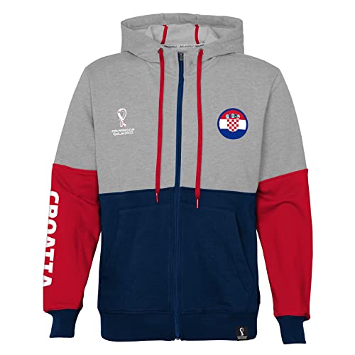 Image of Outerstuff International Soccer mens Fifa World Cup Country Contrast Panel Fleece Hood