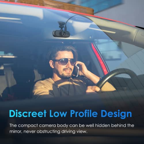 Dash Cam Built in WiFi Car Dashboard Camera Recorder with FHD 1080P, Mini Screen Dashcams for Cars with Night Vision, Loop Recording, G-Sensor, APP