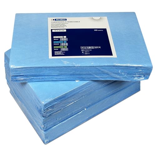 Papel Protector de Bandejas Absorbente 18 x 28 cm | 500 Unidades | Cubre Bandejas Impermeable para Tatuajes y Clínicas