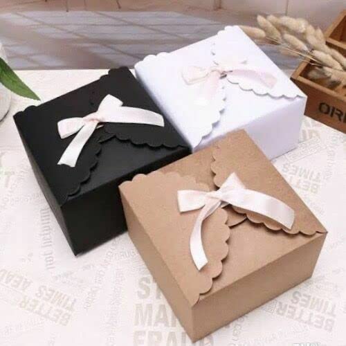 BAKEFY Combo 3 Colour Paper Gift Boxes Pack Of 30 Piece Size 3X3X2 Inch Kraft Paper Packing Box Brown Small Gift Craft Wrapping Box Wedding Party Favor (B09PN87M4F) Amazon Price History, Amazon Price Tracker