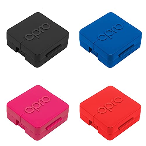 Opro Mouthguard Case, For Football, Hockey, Lacrosse, Mma, Combat And Contact Sports Mouth Guard Case. (Red) #TOP6