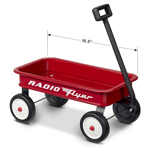 image for Radio Flyer 16.5 Inch Kids Wagon (Amazon Exclusive), Toy Wagon for Kid