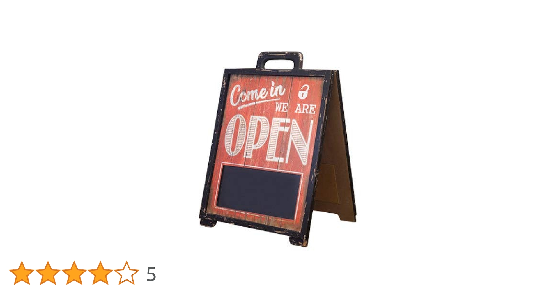 Amazon | 店舗用 看板 折り畳み看板 OPEN&CLOSE フォルダブルスタンド