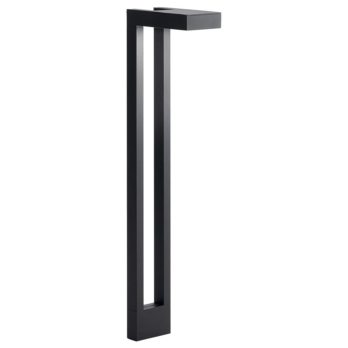 KICHLER 12V Two Arm Path Light Textured Black, 22.00x6.00x3.00