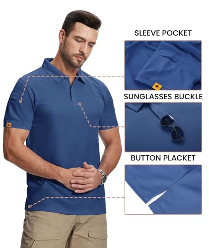 Image of ZITY Men's Athletic Shirts Quick Dry Short Sleeve T-Shirt Running Workout Lightweight Soft Stretchy Tee