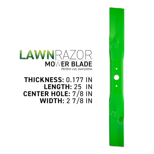 8TEN LawnRAZOR High Lift Mower Blade 2 Pack for Exmark Toro Z Master 8000 Navigator 48-Inch