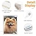 Pomeranian Dog Vanity Mirror Portable Lighted Beauty Mirror 3-Color Lighting Dimmable LED Lighted Makeup Mirrors Decoration Desk Mirrors for Vanity Desk Tabletop