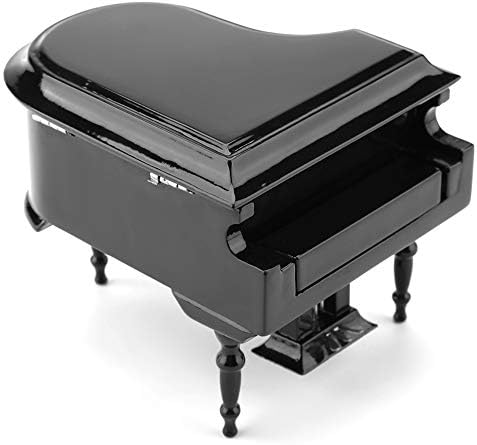 Fydun 10x9x4.5cm Piano Model Wooden Mini Piano Model Display Decoration Home Coffee House Ornament with Stool Gift for Girls Boys