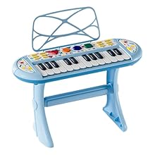 Multi-Instrument Sound Modes: Designed for flexibility, the kids keyboard piano provides piano, guitar, and music box sounds with adjustable volume, making it effortless to carry and play anywhere, fostering creativity whether indoors or outdoors dur...
