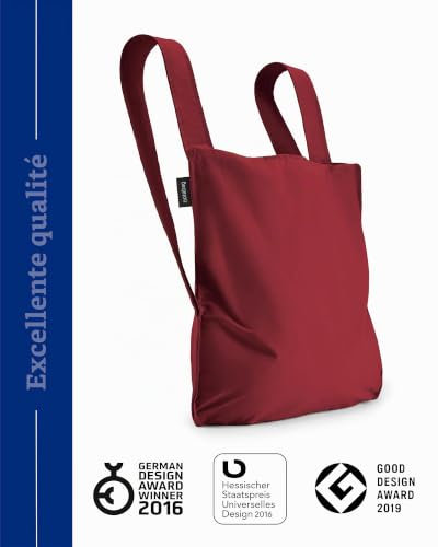 Sac à dos transformable bordeaux pliable imperméable Notabag 2 en 1 - 7
