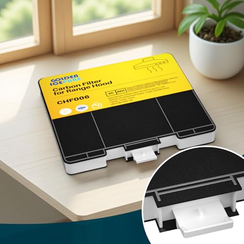 GOLDEN ICEPURE Aktivkohlefilter Dunstabzugshaube Kompatibel mit Siemens-LZ53251, Bosch, dhz5325, Neff Z5101X1, VVZ52V40, 2 Stück