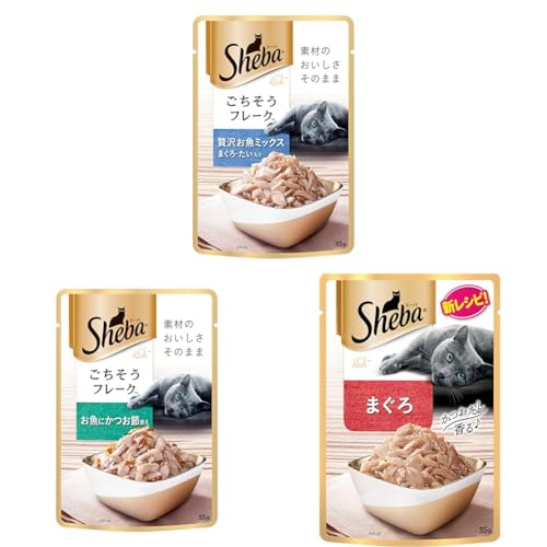 �y�Z�b�g�����z�V�[�o (Sheba) �L���b�g�t�[�h ���b�` ���������t���[�N �ґ򂨋��~�b�N�X �܂���E�������� 35g×12�� (�܂Ƃߔ���) + �V�[�o (Sheba) �L���b�g�t�[�h ���b�` ���������t���[�N �����ɂ����ߓY�� 35g×12�� (