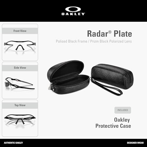 Image of Oakley Unisex Radar Plate Rectangular Sunglasses