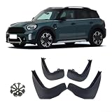 Schmutzfänger hinten, für Mini Countryman F60 2017+, schwarze ABS-Schutzbleche, für Autoauskleidungen, für einfache Installation von Außenzubehör, 4 Stück