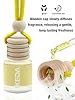 Ikeda Car Fragrance: Hanging Car Air Freshener | 10 ml Hanging Car Decoration | 45 Days Long Lasting Fragrance | With Clip | For Car Home | 1 Piece (10 ml x 1 Piece, Refreshing Breeze) #2