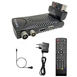Comphic DVB T2 Décodeur TV TV Full HD Digital avec 265 / HEVC Décodage EPG Set Top Box EU Plug