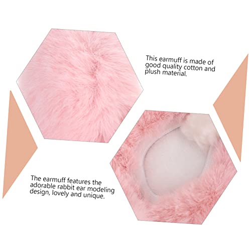 Bunny Ears Earmuff Comfortable Winter Ear Protector for Soft Design for Outdoor Activities Warm Ear Warmers for Autumn and Winter3