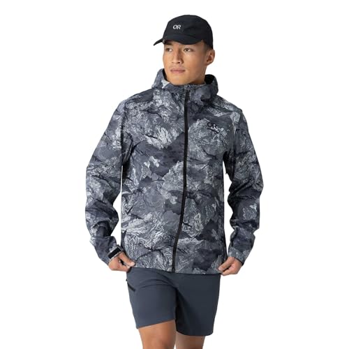 Image of Outdoor Research Men's Stratoburst Stretch Rain Jacket