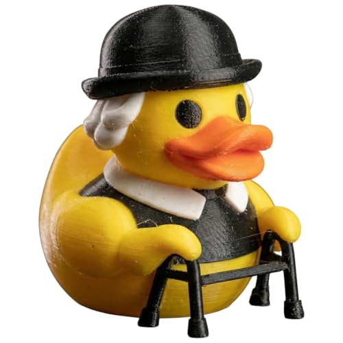 Vintage Walker Duck Collectible Figurine - Striking Desk Dec