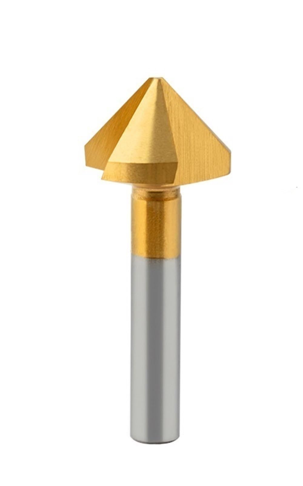 1/5 szt. Frez do fazowania 90 stopni M35 HSS z wiertłem kobaltowym Pojedynczy/potrójny gratowanie Frez do fazowania z okrągłym chwytem(5pcs,35MM_3FLUTES)