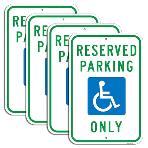 Panneau de stationnement réservé réfléchissant pour un parking visible