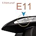 ECAHAYAKU 2Pcs/set led daytime running light drl with yellow turn signal light fog driving lamps for Mitsubishi pajero sport 2013 2014 2015 (White Yellow)