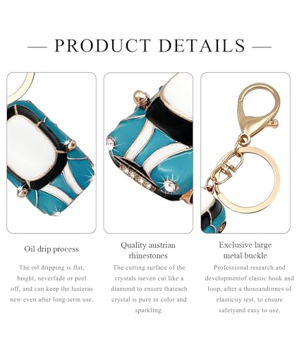 Image of Car Keychain, Bag Charms for Handbags, Key Chain for Girls Suitable for Car Enthusiasts, Key Organizer, Fashion Accessories