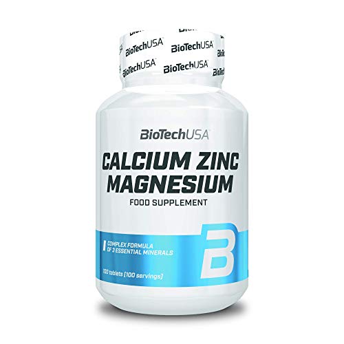 Preisvergleich Produktbild BioTechUSA Calcium-Zinc-Magnesium, 100 Tabletten