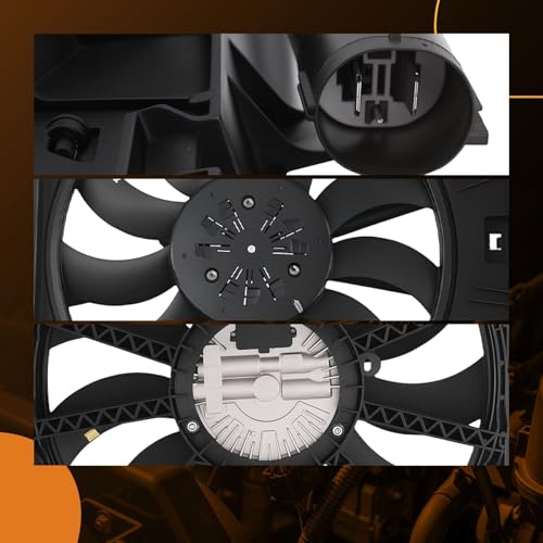 Image of MaXpeedingrods Engine Radiator Cooling Fan w /Brushless Motor for Cadillac ATS 2016-2018, CTS 2016-2017, for Chevrolet Camaro 2016-2020, 84100128 84790788 GM3115292 3115292