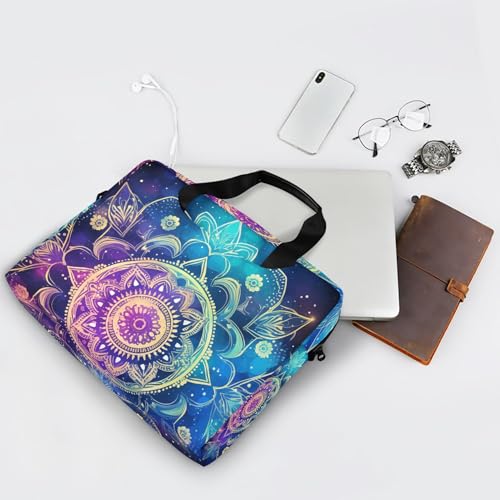 Maletín para portátil Mandala Galaxy Nebula 13-15.6 pulg miniatura 7