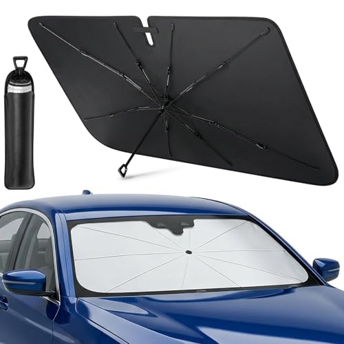 �y2026�N�ŐV�i���E�h�����R�Ή��z�� �T���V�F�[�h �P�^ �܂��ݎ� �t�����g�K���X�p �Ռ� �ՔM ���O���J�b�g 360°��]�\ �`�^���f�M�f�� 8�{�� ��� �y������/SUV/�~�j�o���Ή� �ԓ������΍� ���[�|�[�`�t�� (135*72CM)