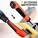 Taoxekoro 1pc Multifunctional Electric Corner Screwdriver High Torque 90 ° Right Angle Screwdriver Manual Tool Drill Bit Corner Adapter