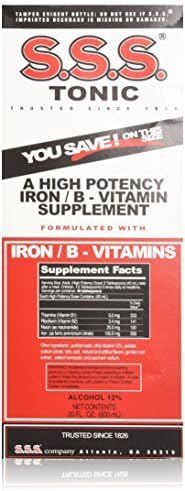 SSS TONIC LIQUID 20 OZ by S.S.S. CO.