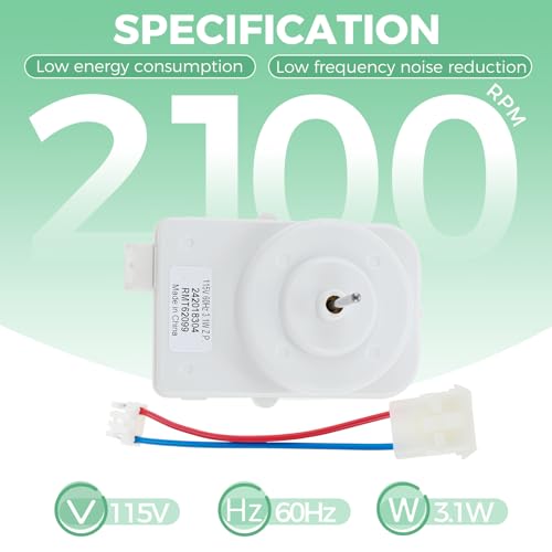 MOOTVGOO 242018304 Refrigerator Condenser Fan Motor Replacement for Fri-gidaire Crosley Electrolux Ken-More, Replace 242018301 297279502 AP6891872 PS12728810 by MOOTVGOO - Used condition - Image 4
