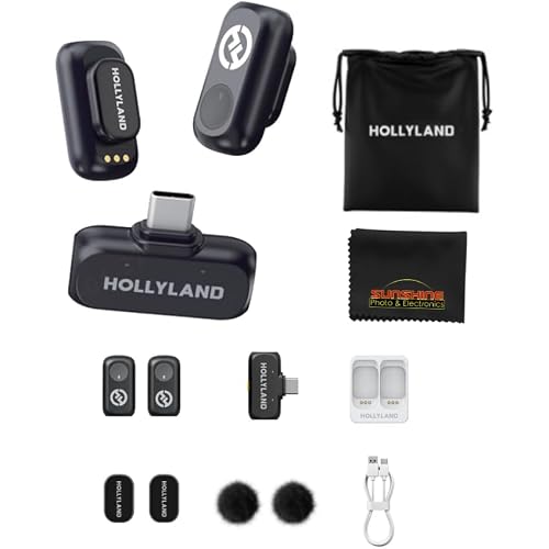 Hollyland Lark A1 Mini Duo 2-Person Wireless Microphone System with USB-C Connector