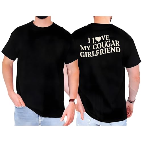 I Love My Girlfriend Shirts - Cougar Girlfriend Valentine Tshirt - National Girlfriend Day Shirt Couple3