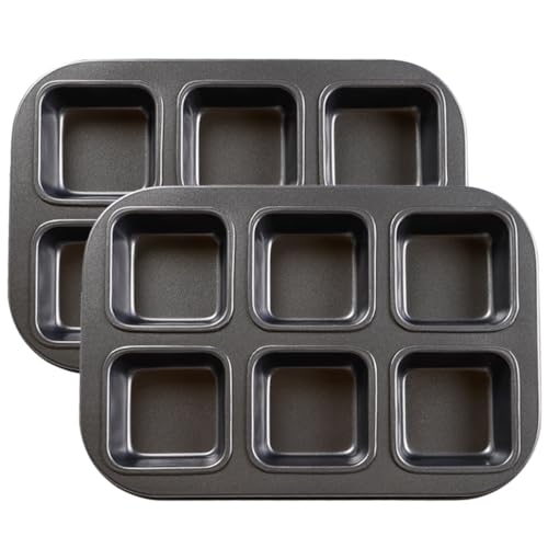 PIQIUQIU Brownie-Backform 31x20cm - Mit Antihaft-Beschichtung Und Trenngitter