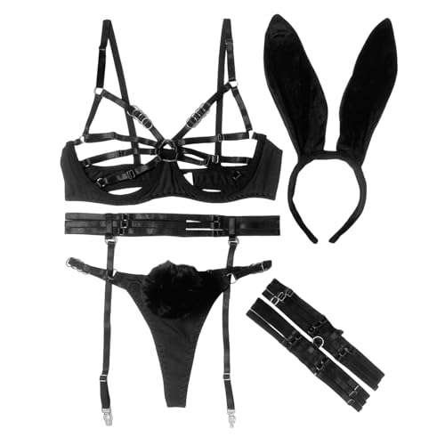 Lingerie féminine pour jeux de rôle : tenue ouverte confortable et polyvalente toutes saisons