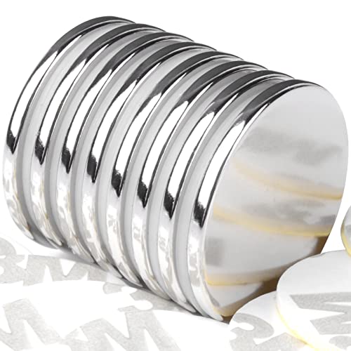 ���͂ȃl�I�W���f�B�X�N���A�A�[�X�}�O�l�b�g8�p�b�N�A��^���E���h���ʐڒ��ܕt�� �①�ɁA�z���C�g�{�[�h�ADIY�A�����A�Ȋw�A�H�|�A�I�t�B�X�p - 25mm x 2mm