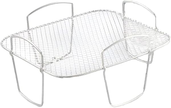 Air Fryer Rack, Air Fryer Accessories Stainless Steel Airfryer Rack Square Dehydrator Rack Multi-Purpose Grilling Rack Air Fryer Basket Compatible with Most Air Fryer by Lotusland - Image 8