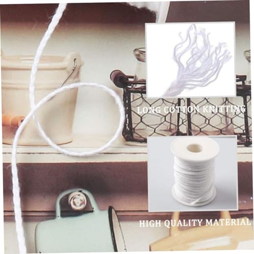 Cotton Candle Wicks 24-Strand 61m con 100 Bases Plásticas miniatura 5