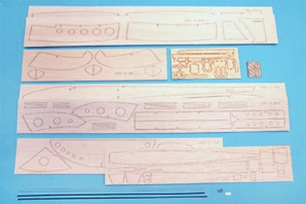 OK模型 PILOT ミント2 復刻版 100g以下 バルサキット グライダー