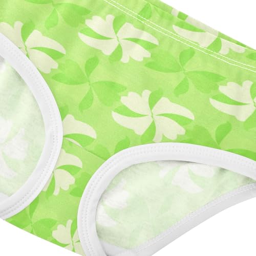 Girls' Underwear Abstract Green Toddle Brief Panties 23026564