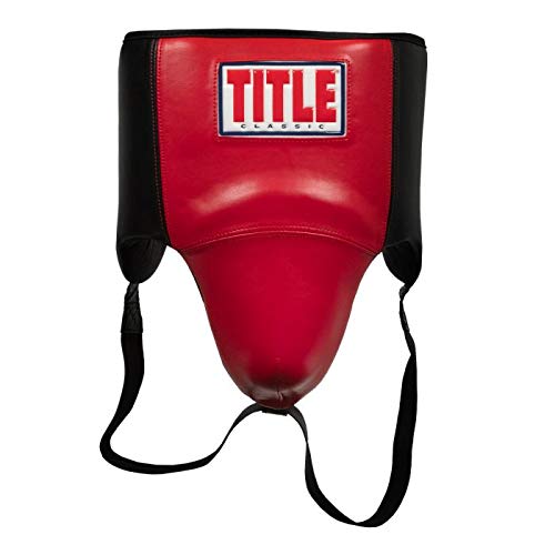 image for Title Boxing Classic Ultra Light Protective Cup 2.0, Black/Red, Large
