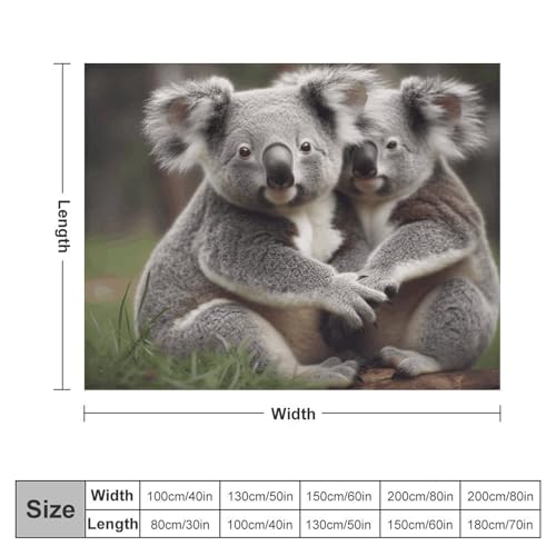 Couverture en micro polaire koala cadeau parfait pour enfant