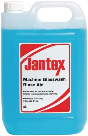 Jantex Machine Glass Wash Rinse Aid - Capacity: 5L.