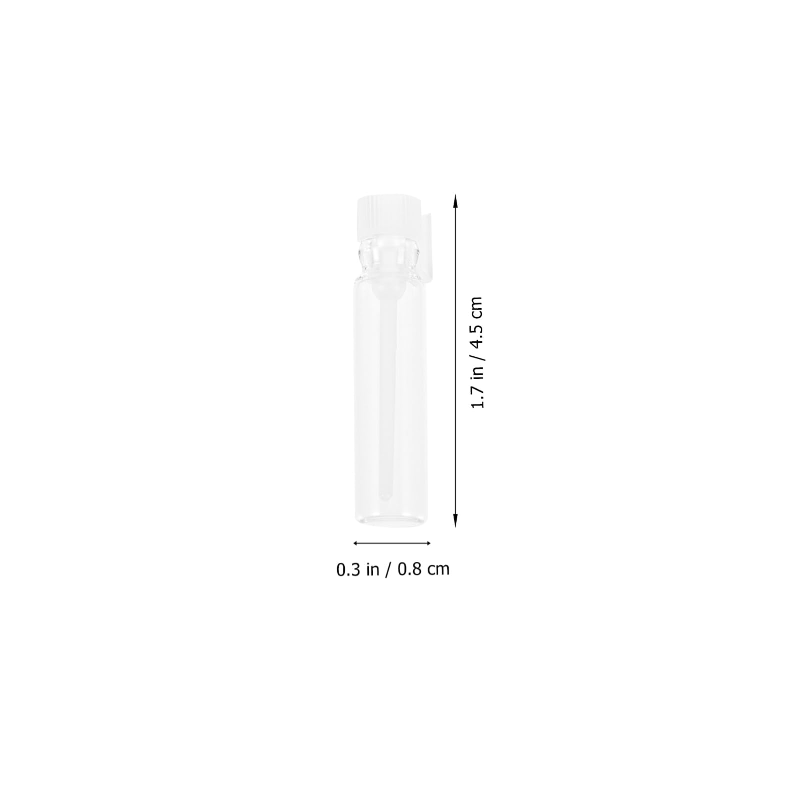 FRCOLOR 500stücke Mini Glas Fläschchen Leere Parfüm-probenflaschen Für Reisen Wiederbefüllbare Duftfläschchen Mit Pipette Für Kosmetik Und Ätherische Öle